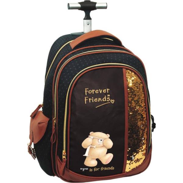 Τσάντα Trolley Back Me Up Forever Friends Gold 333-46074
