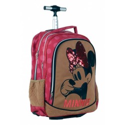 GIM Σακίδιο Trolley Minnie Suede 340-47074