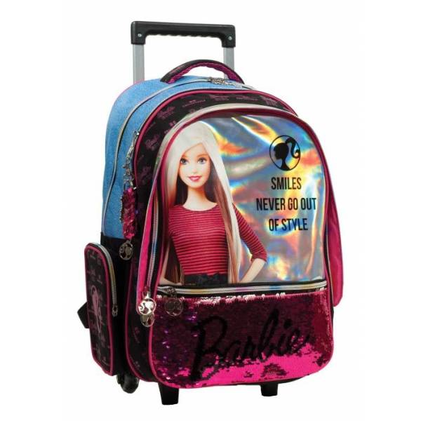 GIM Σακίδιο Trolley Barbie Denim Fashion 349-66074