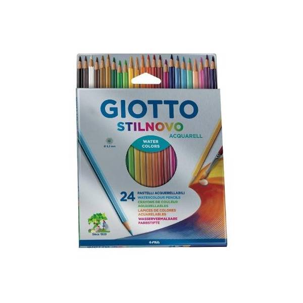 Ξυλομπογιές ακουαρέλας Giotto Stilnovo 24 τεμ.