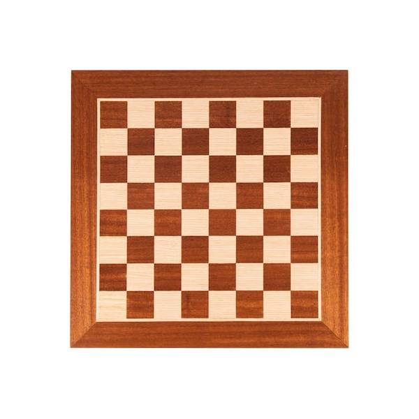 Σκακιέρα Χειροποίητη Μαόνι-Δρυς WB30M Μanopoulos 34*34 ΕΚ