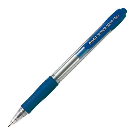 Pilot Στυλό Διαρκείας Super Grip Μπλε Medium 1,0mm
