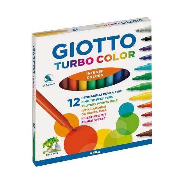 ΜΑΡΚΑΔΟΡΟΙ 12ΤΕΜ TURBO COLOR ΛΕΠΤΟΙ