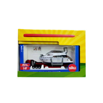 Παιχνιδολαμπάδα siku Σετ νταλίκα με γιώτ 1:87