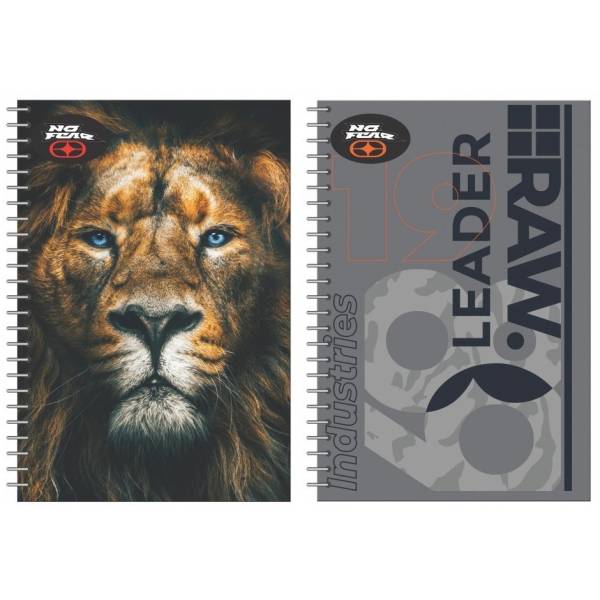 BMU ΤΕΤΡ.17X25 ΣΠ.2Θ.70Φ.NO FEAR AFRICA LION-LEADER ASS.