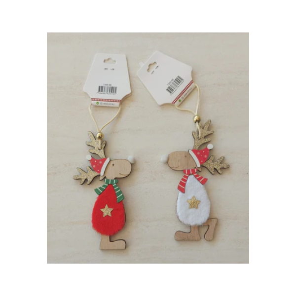 ΣΤΟΛIΔΙ ΔΙΑΚΟΣΜΗΤΙΚΟ ΧΡΩΜΑ ΛΕΥΚΟ-ΚΟΚΚΙΝΟ 15cm