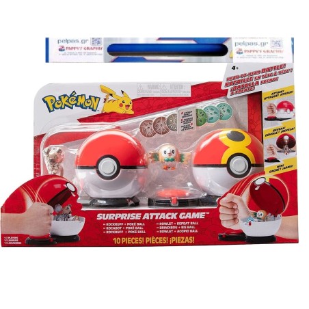 Παιχνιδολαμπάδα Rowlet & Rockruff για 4+ Ετών Jazwares