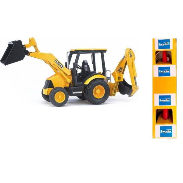 Παιχνιδολαμπάδα bruder ΦΟΡΤΩΤΗΣ ΜΙΚΡΟΣ JCB MIDI CX ΜΕ ΕΚΣΚΑΦΕΑ