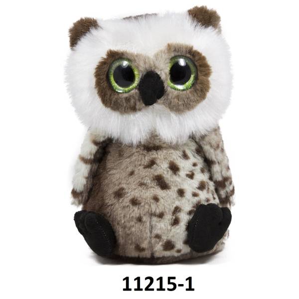 AMEK TOYS OWL BROWN 26CM-OWL GREY 26CM 011215-1 011215-2