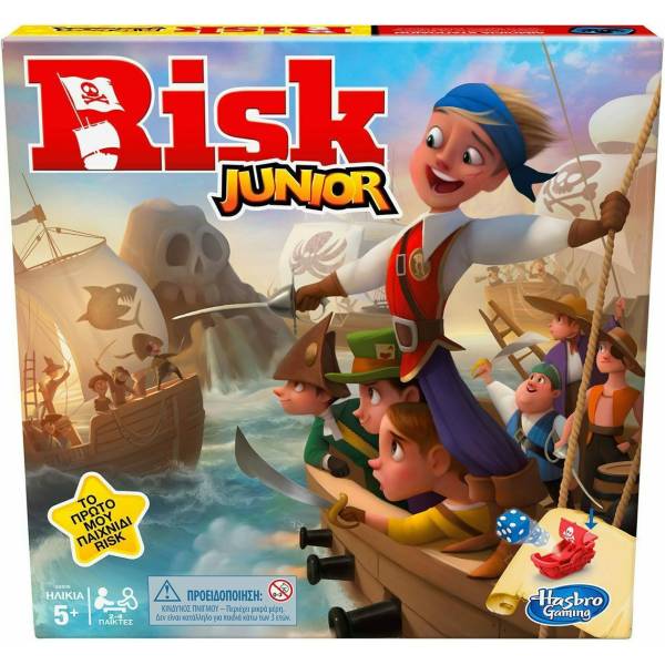 Επιτραπέζιο Παιχνίδι Risk Junior (Ελληνική Έκδοση) για 2-4 Παίκτες 5+ Ετών Hasbro