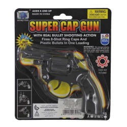 Πιστόλι Αστυνομικό Καψουλιών 8σφαιρο 5x18x2,5cm Σ72