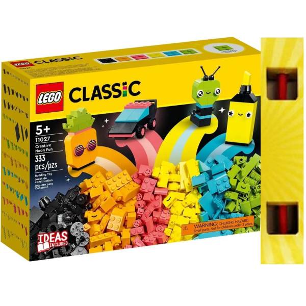 LEGO CREATIVE NEON FUN 11027 ΔΩΡΟ ΛΑΜΠΑΔΑ