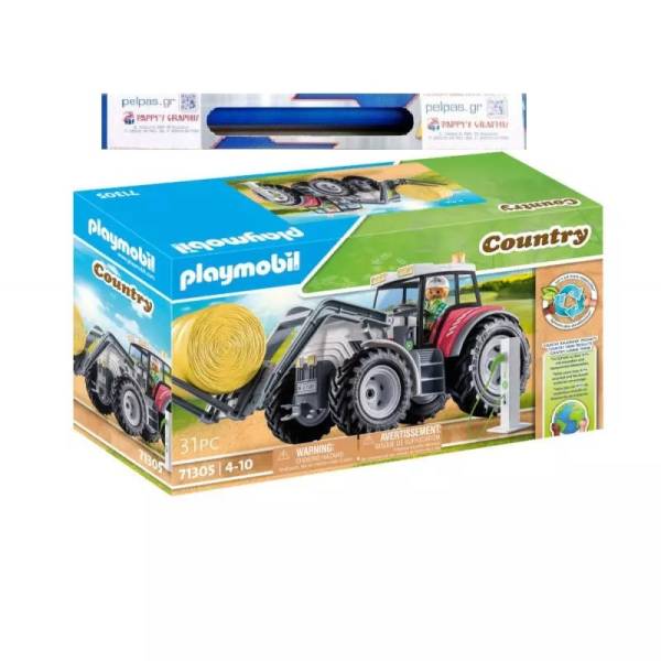 ΠΑΙΧΝΙΔΟΛΑΜΠΑΔΑ PLAYMOBIL ΗΛΕΚΤΡΙΚΟ ΤΡΑΚΤΕΡ 71305