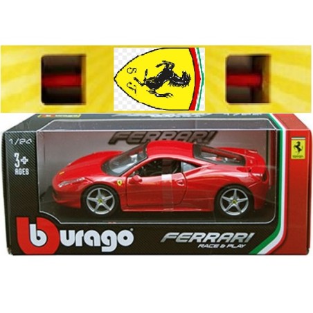 ΠΑΙΧΝΙΔΟΛΑΜΠΑΔΑ Bburago Αυτοκινητάκι Ferrari 458 Italia για 3+ Ετών