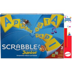 ΠΑΙΧΝΙΔΟΛΑΜΠΑΔΑ Mattel Scrabble Junior -NEO Επιτραπέζιο (Ελληνικό) (Y9672)