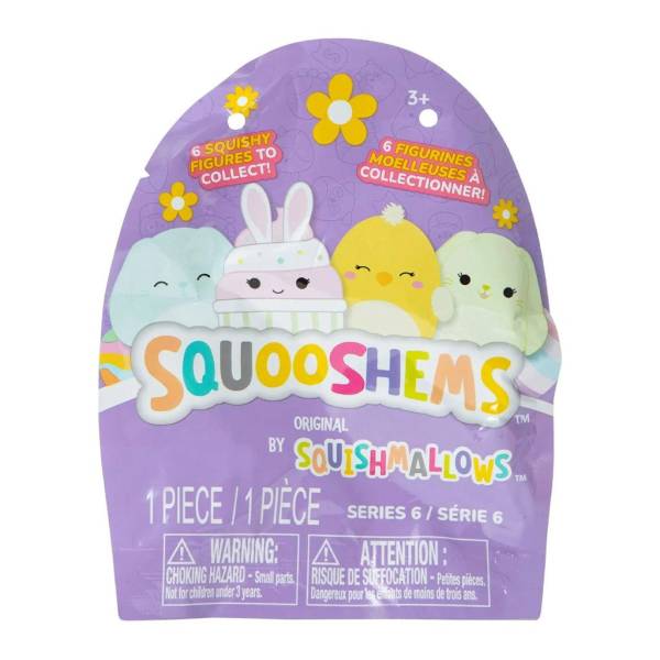 Squishmallows-Squooshems - Blind Σακουλάκι με Ζουληχτή Φιγούρα 6cm Easter (6 σχέδια)/display
