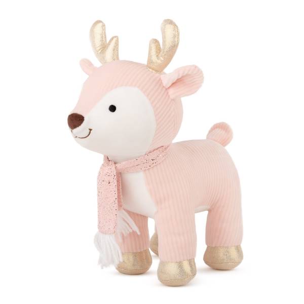 ΑΜΕΚ DEER W/GOLDEN HORNS PINK 25CM