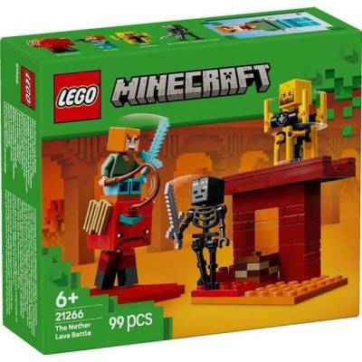 LEGO Minecraft Η Μάχη Στη Λάβα Των Εγκάτων 21266