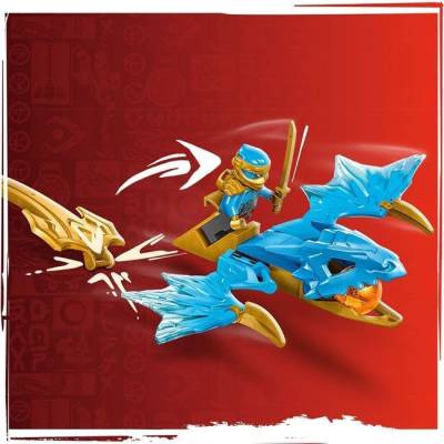 LEGO ninjago επίθεση ανερχόμενου δράκου της νία 71802