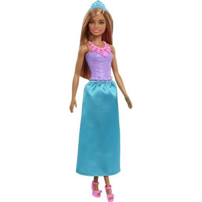Παιχνιδολαμπάδα Barbie Πριγκιπικό Φόρεμα Γαλάζια Φούστα HGR03