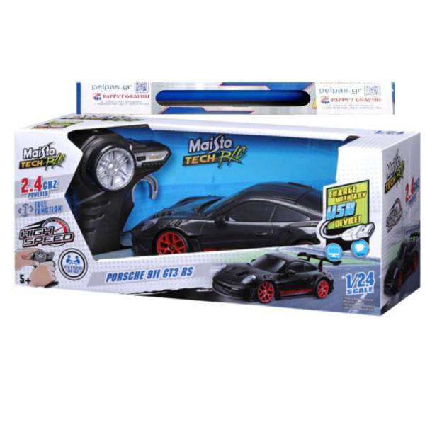 Παιχνιδολαμπάδα Maisto Τηλεκατευθυνόμενο 1:24 Premium - Porsche 911 GT3 RS (492344