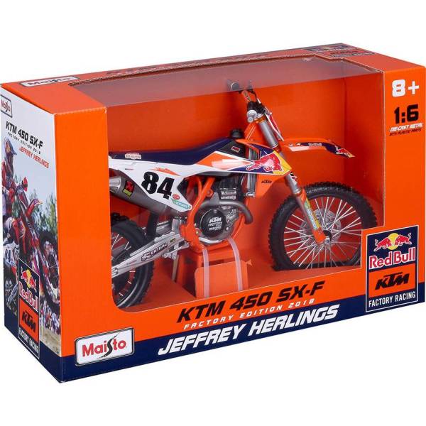 MAISTO 1:6 Red Bull KTM 450 SX-F 2018