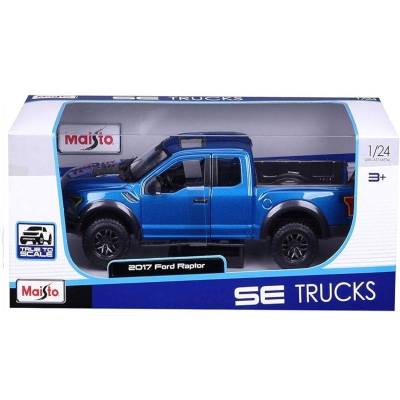 MAISTO 1:24 SE TRUCKS 2017 Ford Raptor Blue