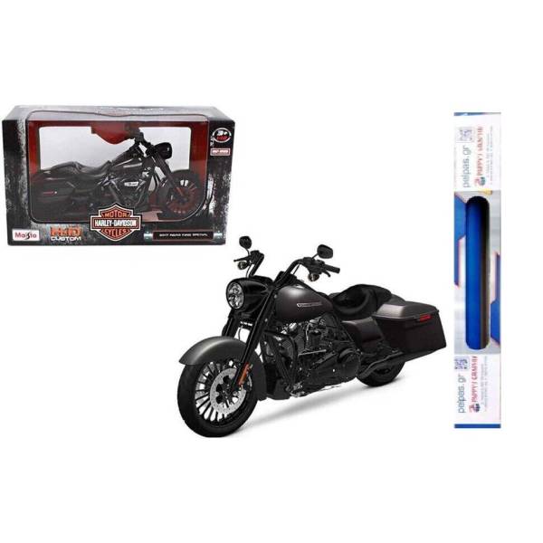Παιχνιδολαμπάδα MAISTO 1:12 H-D Motorcycles - 2017 Road King Special Black