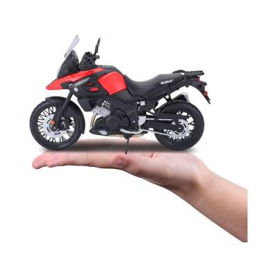 MAISTO 1:12 Motorcycles - Suzuki V Strom Red