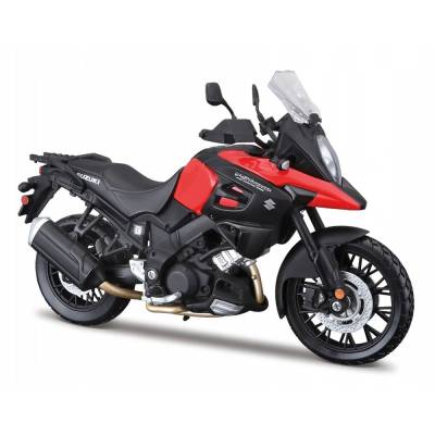 MAISTO 1:12 Motorcycles - Suzuki V Strom Red