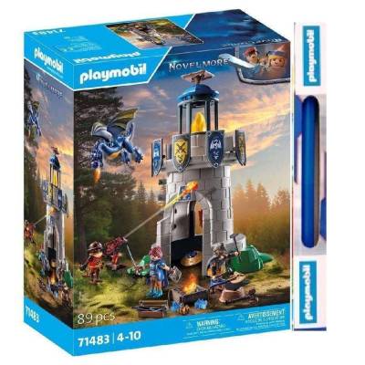 Παιχνιδολαμπάδα PLAYMOBIL ΠΥΡΓΟΣ ΙΠΠΟΤΩΝ ΜΕ ΔΡΑΚΟ ΚΑΙ ΣΙΔΗΡΟΥΡΓΟ 71483