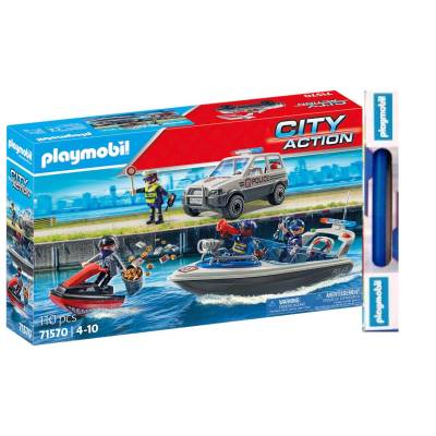 Παιχνιδολαμπάδα PLAYMOBIL ΘΑΛΑΣΣΙΑ ΑΣΤΥΝΟΜΙΚΗ ΚΑΤΑΔΙΩΞΗ71570