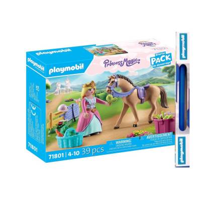 Παιχνιδολαμπάδα PLAYMOBIL STARTER PACK ΠΡΙΓΚΙΠΙΣΣΑ/ΑΛΟΓΟ ΙΠΠΑΣΙΑΣ 71801