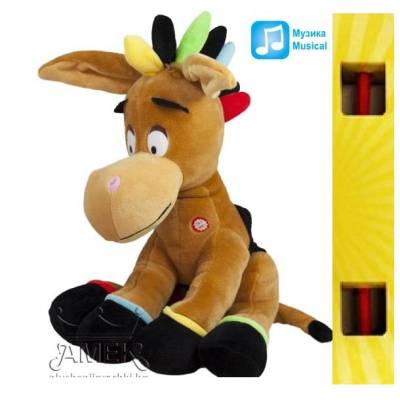 Παιχνιδολαμπάδα ΑΜΕΚ DONKEY BROWN 55CM +MUS