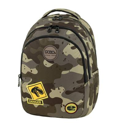 POLO ΣΑΚΙΔΙΟ FOCUS OLIVE CAMO 8309