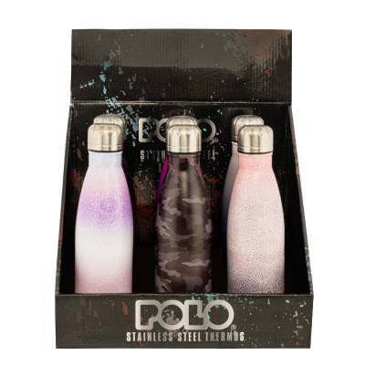 POLO Θερμός Polo Stainless Steel 0,50ltr 8417 Army Μαύρο