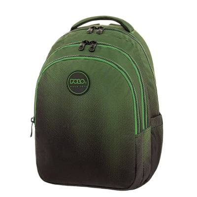 POLO ΣΑΚΙΔΙΟ FOCUS BLACK GREEN GRADIENT 8418