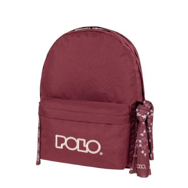 POLO ΣΑΚΙΔΙΟ ORIGINAL DOUBLE SCARF BORDEUX-ICE/ΜΠΟΝΤΟ-ΠΑΓΟΥ 3324