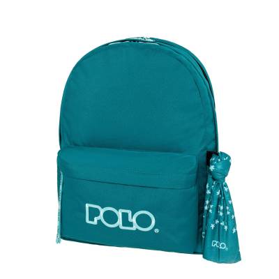 POLO ΣΑΚΙΔΙΟ ORIGINAL DOUBLE SCARF PETROL-AIR BLUE/ΠΕΤΡΟΛ-ΓΑΛΑΖΙΟ 5853