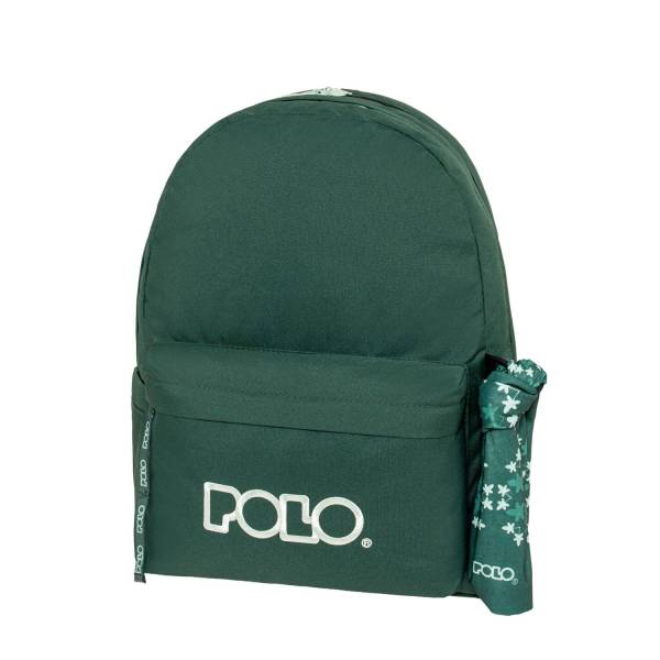 POLO ΣΑΚΙΔΙΟ ORIGINAL DOUBLE /ΣΚΟΥΡΟ ΠΡΑΣΙΝΟ-ΑΝΟΙΧΤΟ ΚΥΑΝΟ 6357