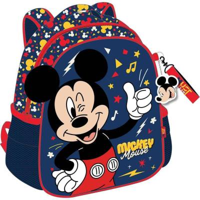 MUST ΤΣΑΝΤΑ ΠΛΑΤΗΣ ΝΗΠΙΟΥ 27Χ10Χ31ΕΚ 2ΘΗΚΕΣ MICKEY BLUE