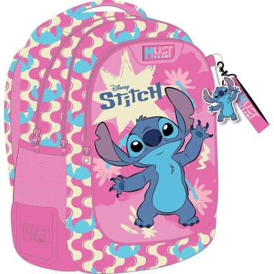 MUST ΤΣΑΝΤΑ ΠΛΑΤΗΣ 32Χ18Χ43ΕΚ 3ΘΗΚΕΣ STITCH PINK 000565794