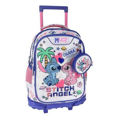 MUST ΤΣΑΝΤΑ ΤΡΟΛΛΕΥ ΔΗΜΟΤΙΚΟΥ 34Χ20Χ44ΕΚ 3ΘΗΚΕΣ STITCH 000565979