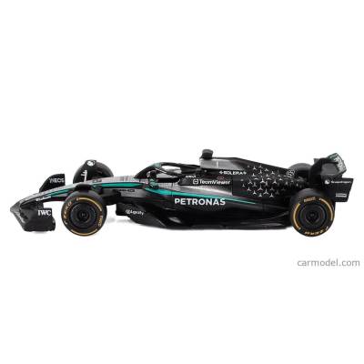 Bburago 1:43 George Russell Mercedes-AMG F1 W16 ...