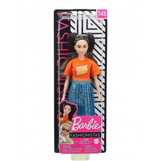 Mattel Barbie Fashionistas Κούκλα Num 145