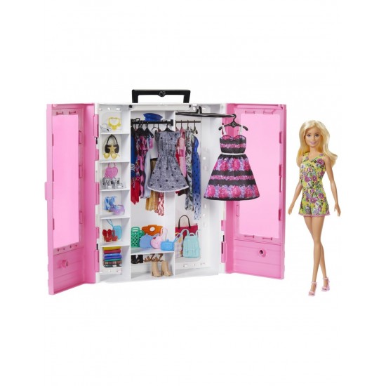 Mattel Barbie Fashionistas Η Νέα Ντουλάπα Της Barbie Με Κούκλα GBK12