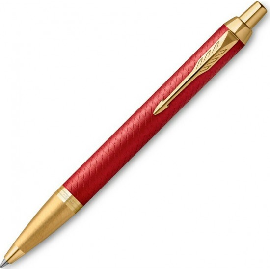 Parker Στυλό Ballpoint με Μπλε Mελάνι Premium GT Red