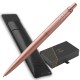 Parker Jotter XL Monochrome rose gold ballpen and Black Pouch