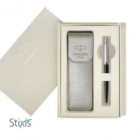 Σετ Δώρου Parker Jotter Bond Street Black BallPen με Στυλοθήκη