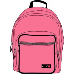 Lyc Sac Σακίδιο Pink Lemonade 2 Χωρίσματα City Line